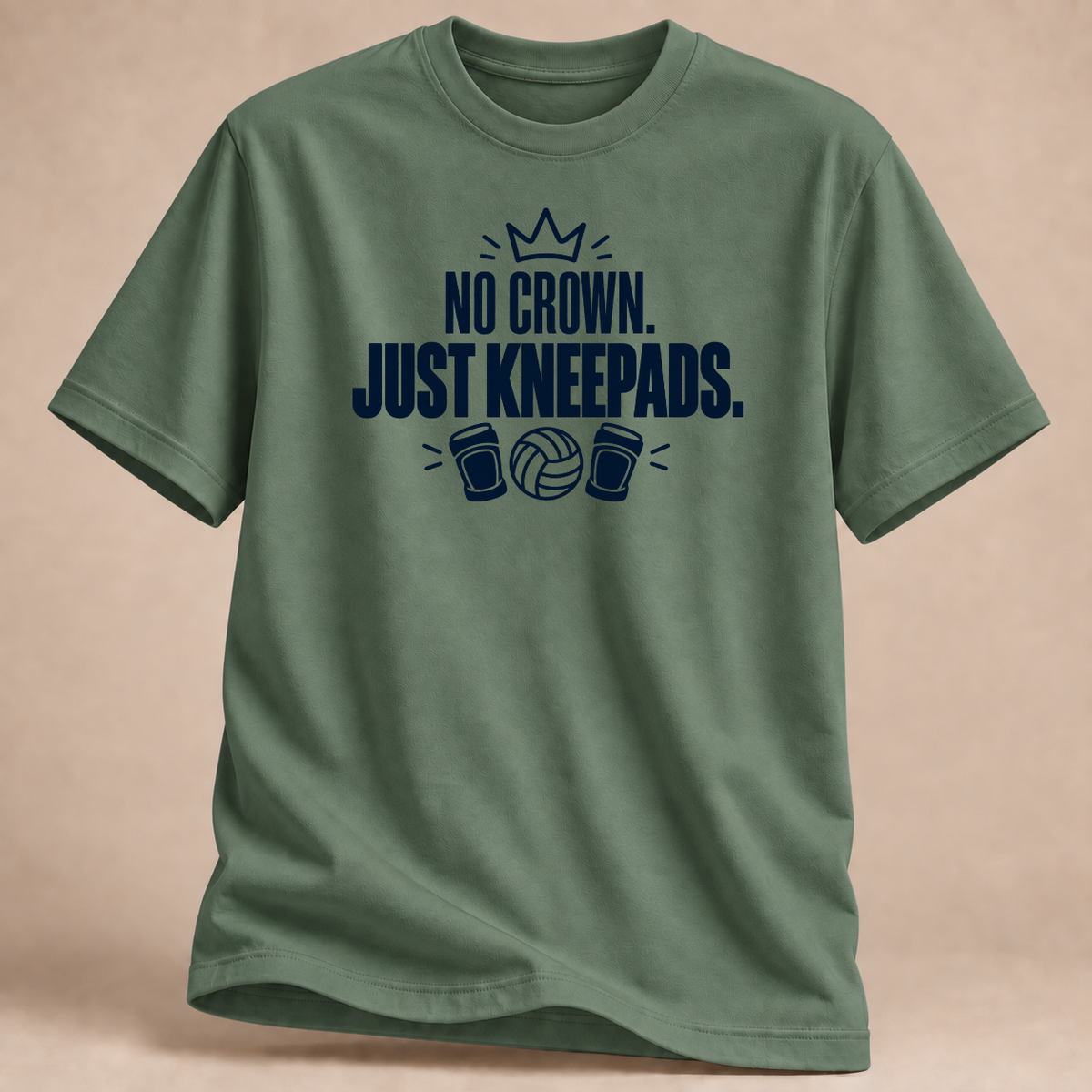 RÜCKRAUM – Kniepads Statt Krone T-Shirt – military green