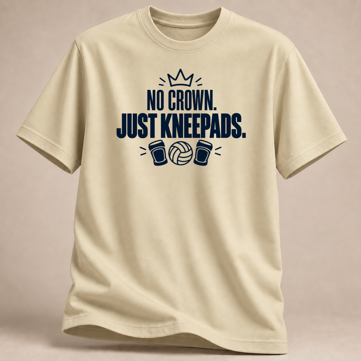 RÜCKRAUM – Kniepads Statt Krone T-Shirt – natural