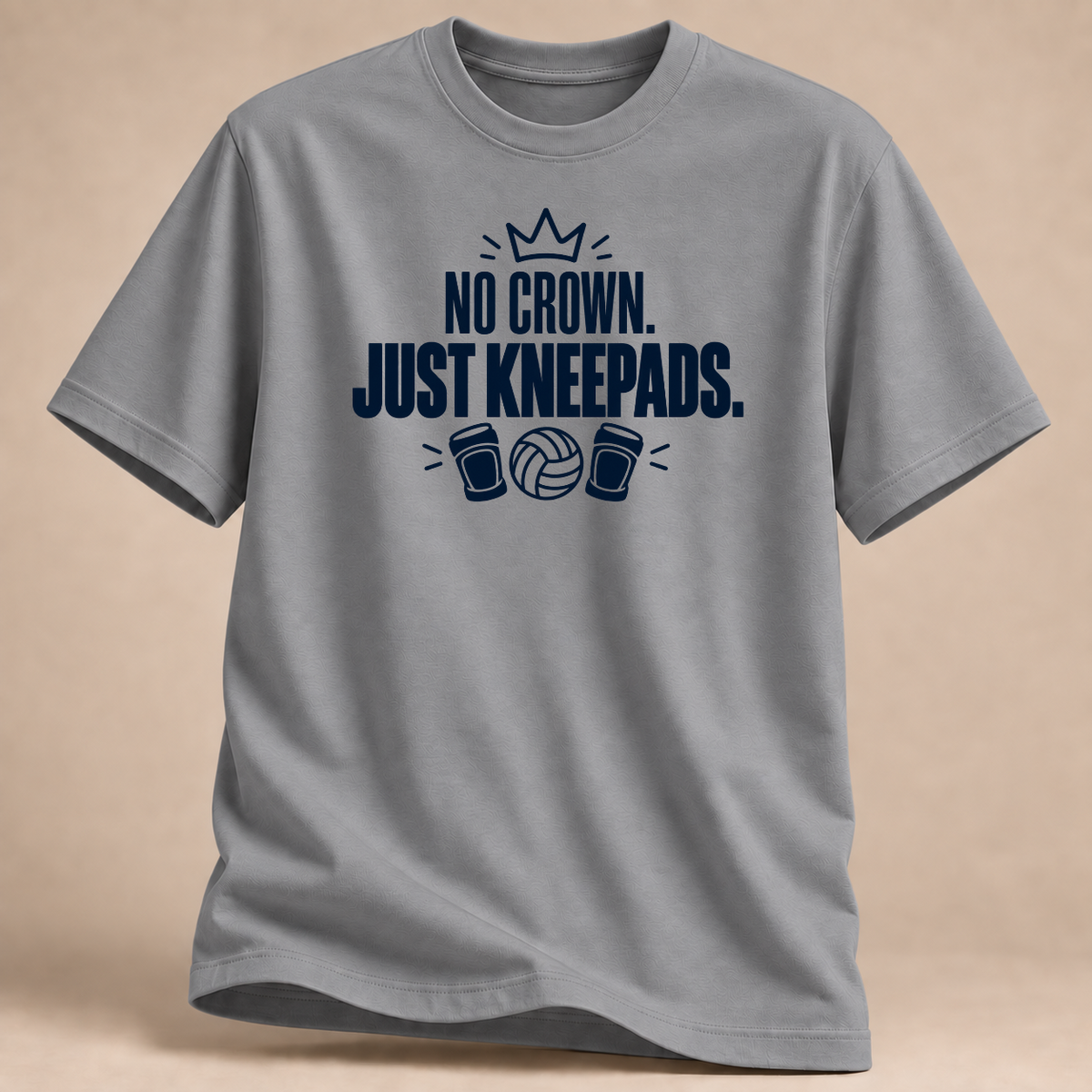 RÜCKRAUM – Kniepads Statt Krone T-Shirt – rs sport grey