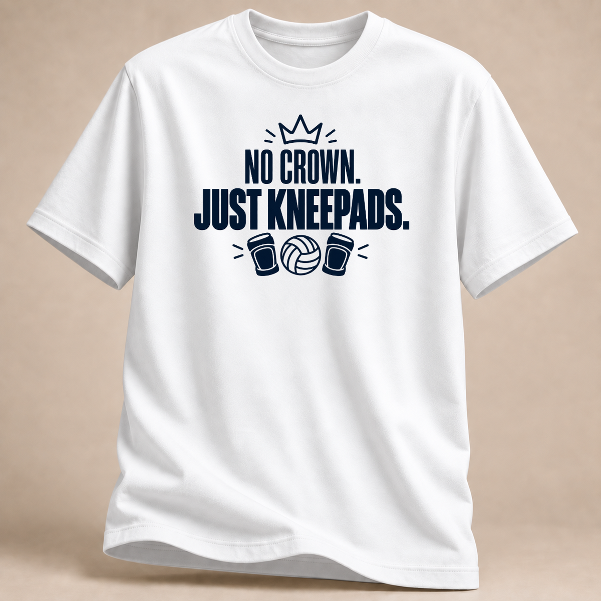 RÜCKRAUM – Kniepads Statt Krone T-Shirt – white