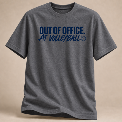 RÜCKRAUM – Volleyball Feierabend T-Shirt – graphite heather