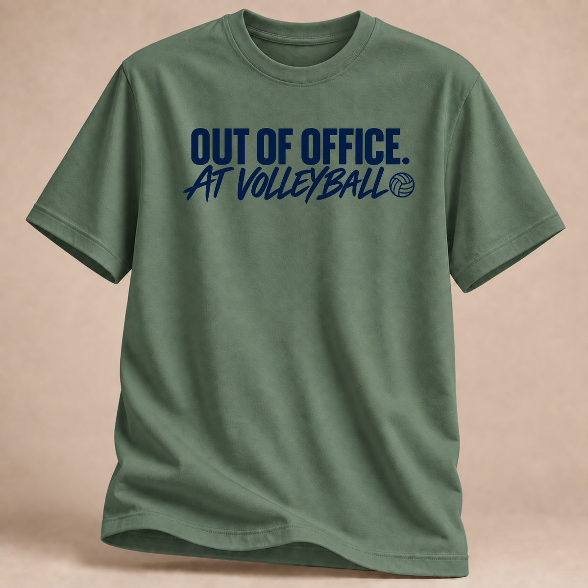 RÜCKRAUM – Volleyball Feierabend T-Shirt – military green
