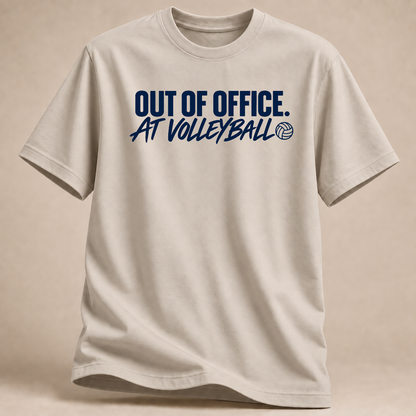 RÜCKRAUM – Volleyball Feierabend T-Shirt – sand