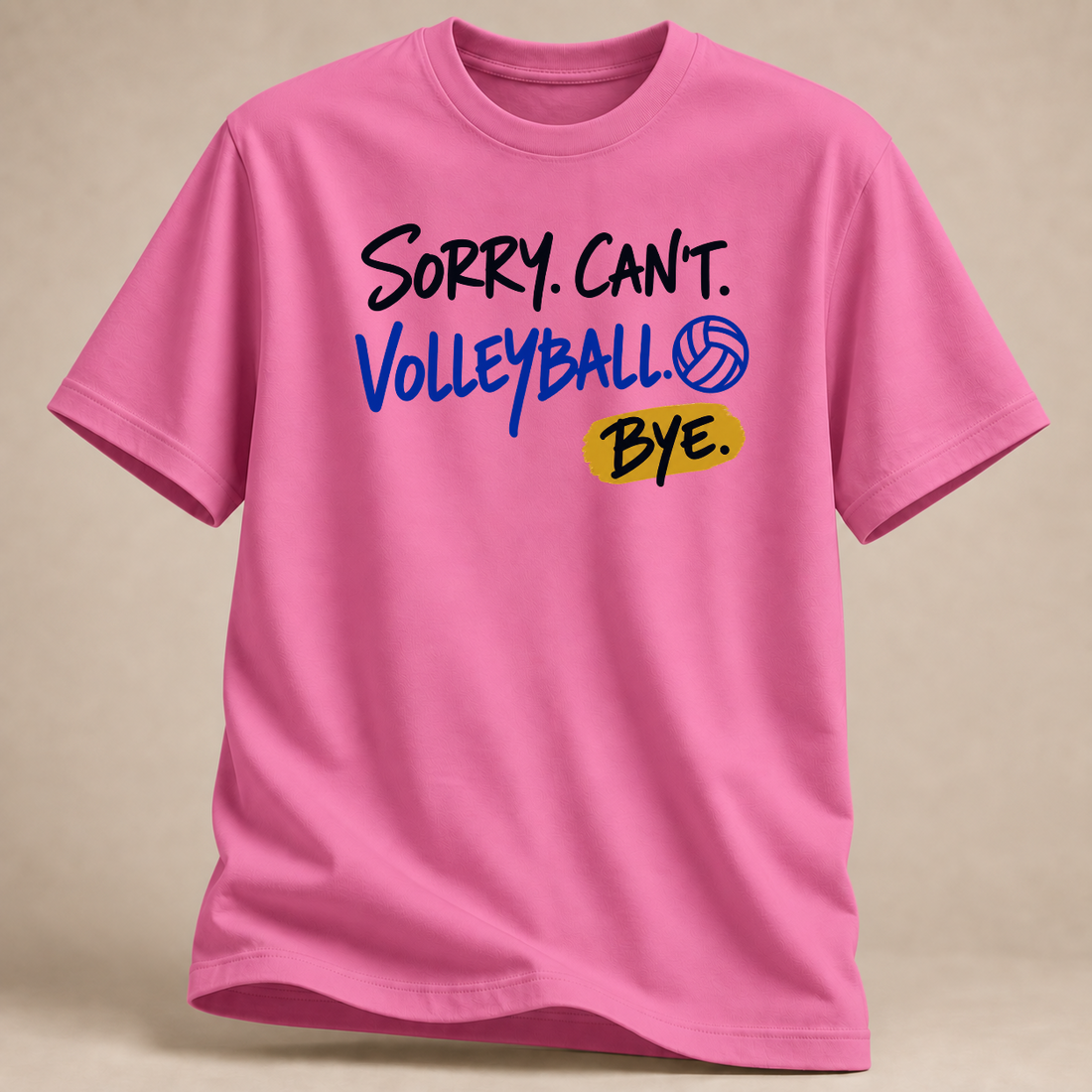 RÜCKRAUM – Volleyball Bye T-Shirt – azalea