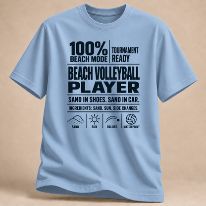 RÜCKRAUM – Beach Mode T-Shirt – light blue