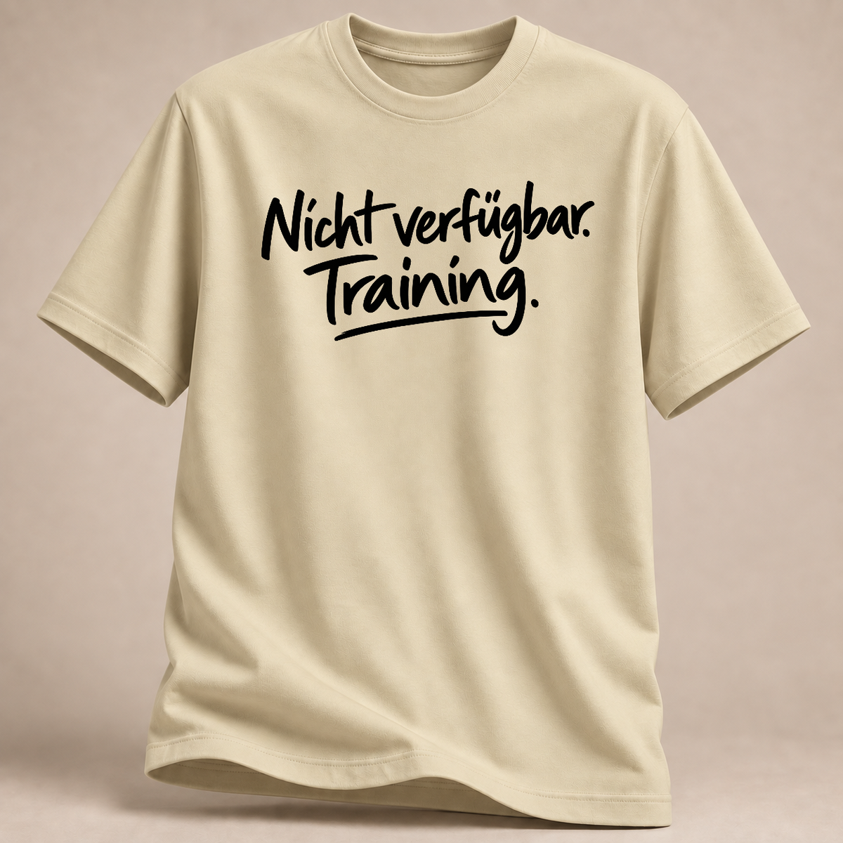 RÜCKRAUM – Nicht Verfügbar Training T-Shirt – Natural
