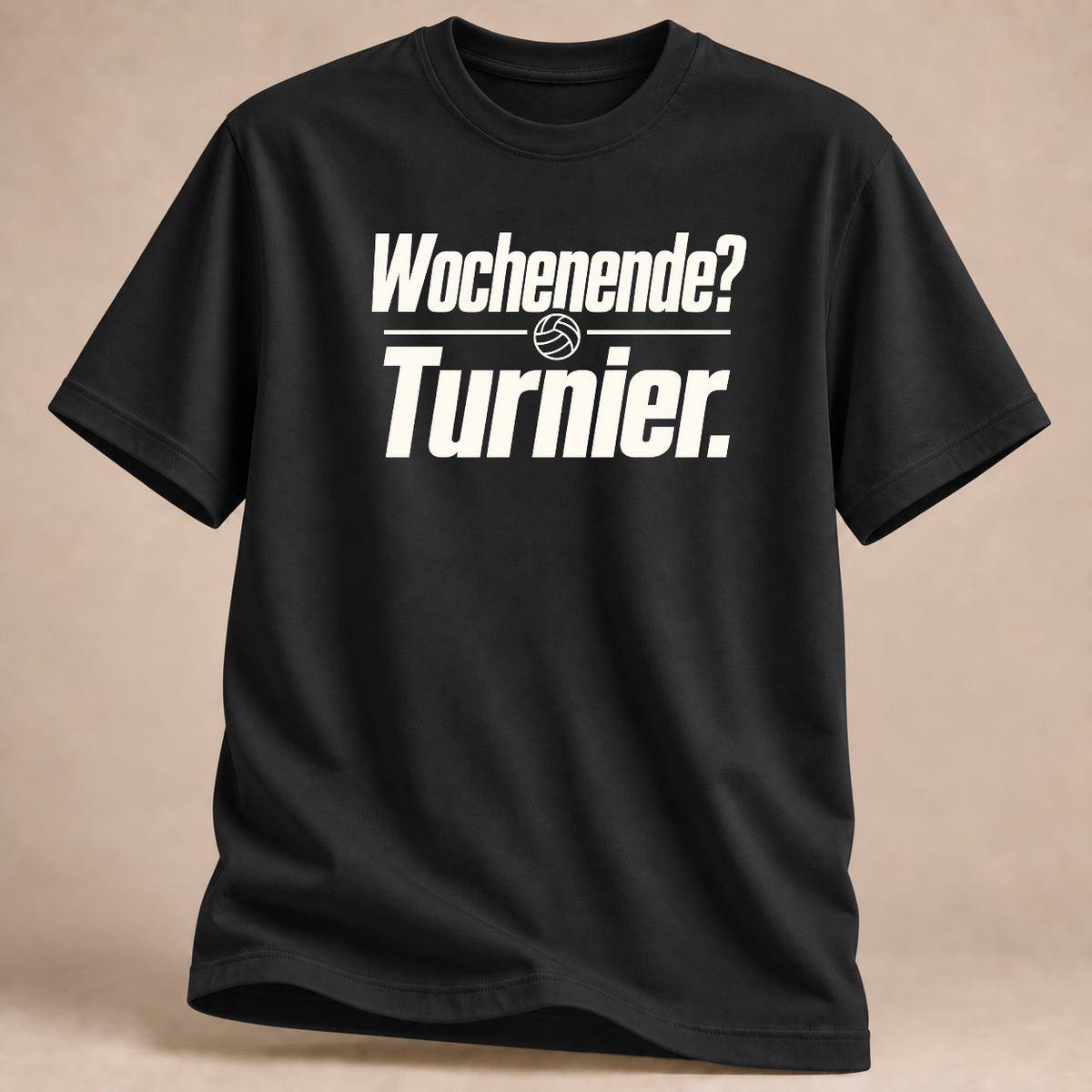 RÜCKRAUM – Wochenende Turnier T-Shirt – Black