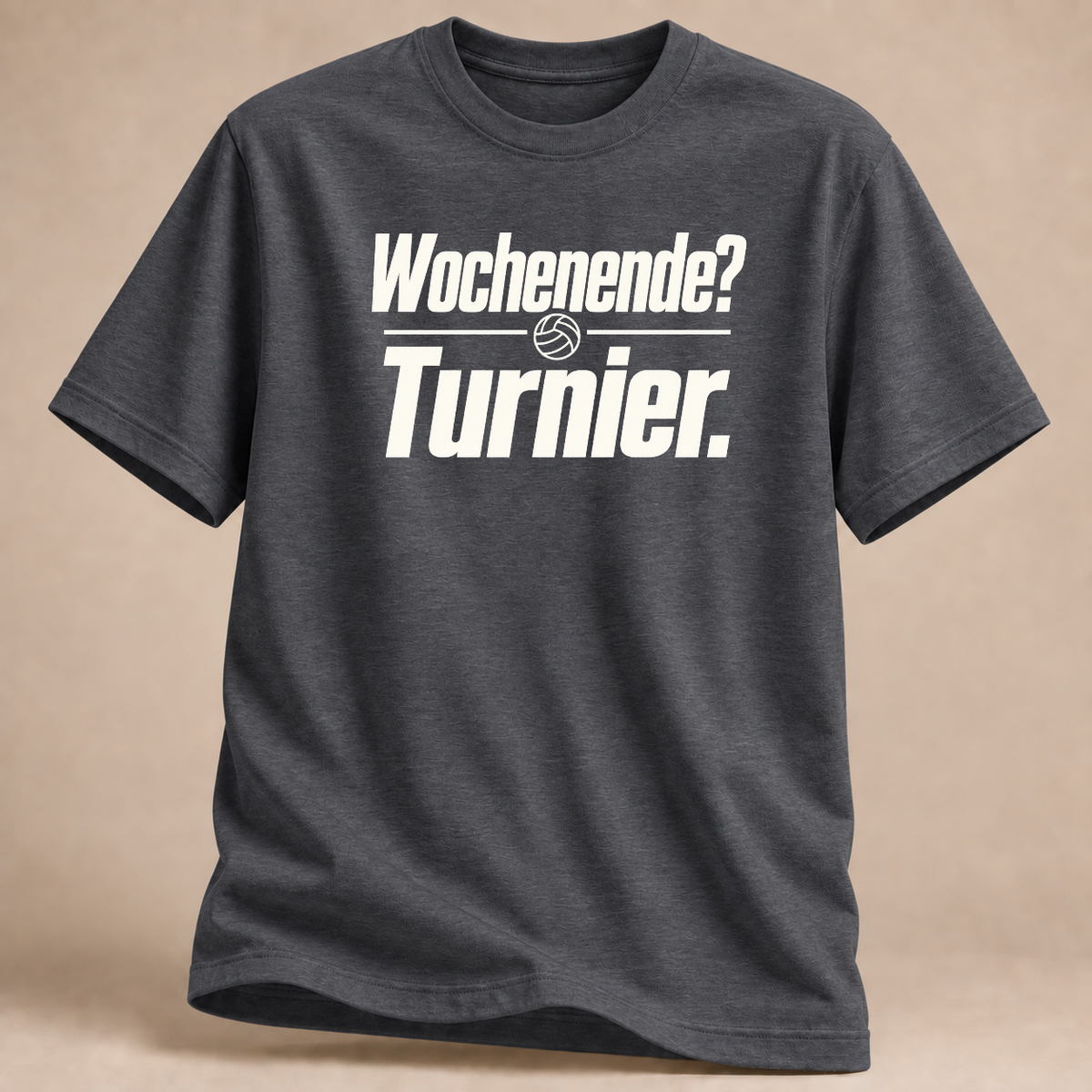 RÜCKRAUM – Wochenende Turnier T-Shirt – Charcoal