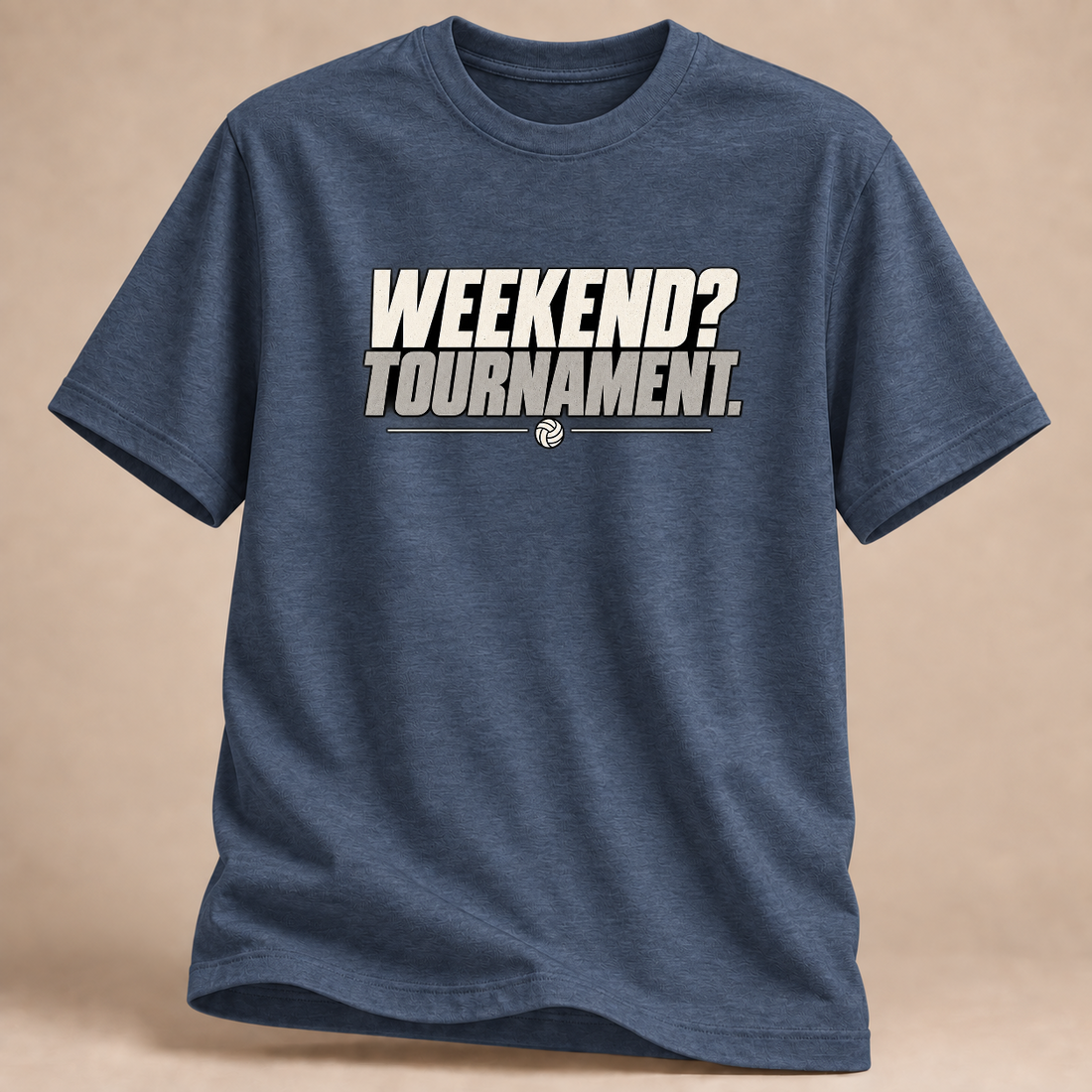 RÜCKRAUM – Weekend Tournament T-Shirt – Heather Navy