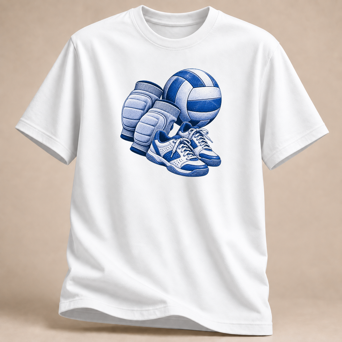 Volleyballausrüstung – Volleyball-T-Shirt in Weiß