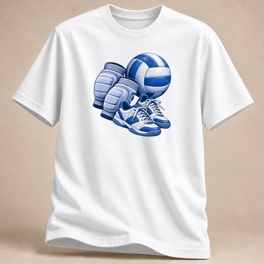 Volleyballausrüstung – Volleyball-T-Shirt in Weiß