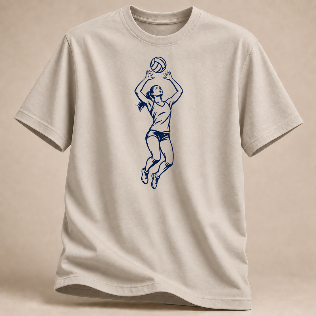 RÜCKRAUM – Zuspiel mit Überblick T-Shirt – Sand