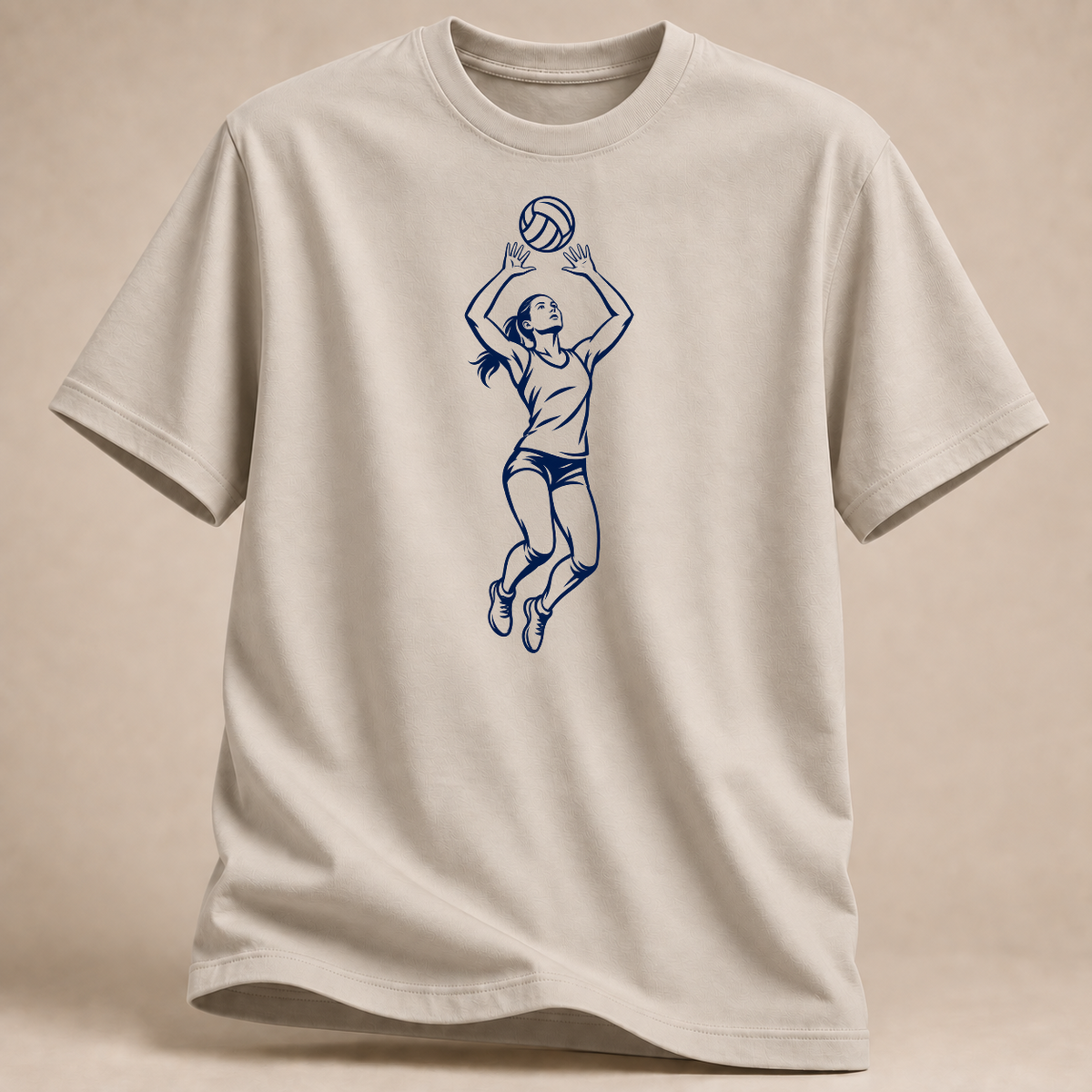 RÜCKRAUM – Zuspiel mit Überblick T-Shirt – Sand