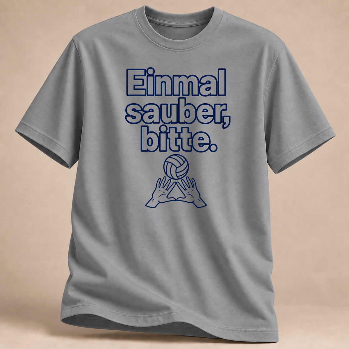 RÜCKRAUM – Einmal sauber T-Shirt – Sportgrau