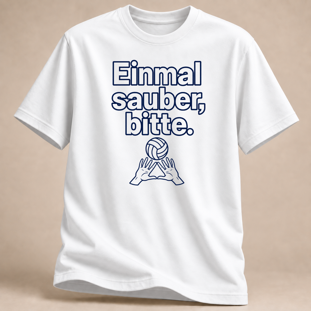 RÜCKRAUM – Einmal sauber T-Shirt – Weiß