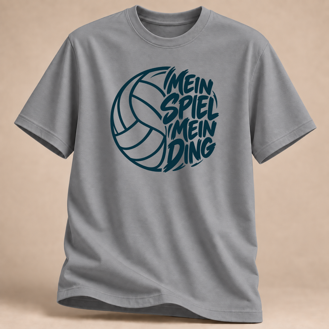 RÜCKRAUM – Mein Spiel T-Shirt – Sportgrau