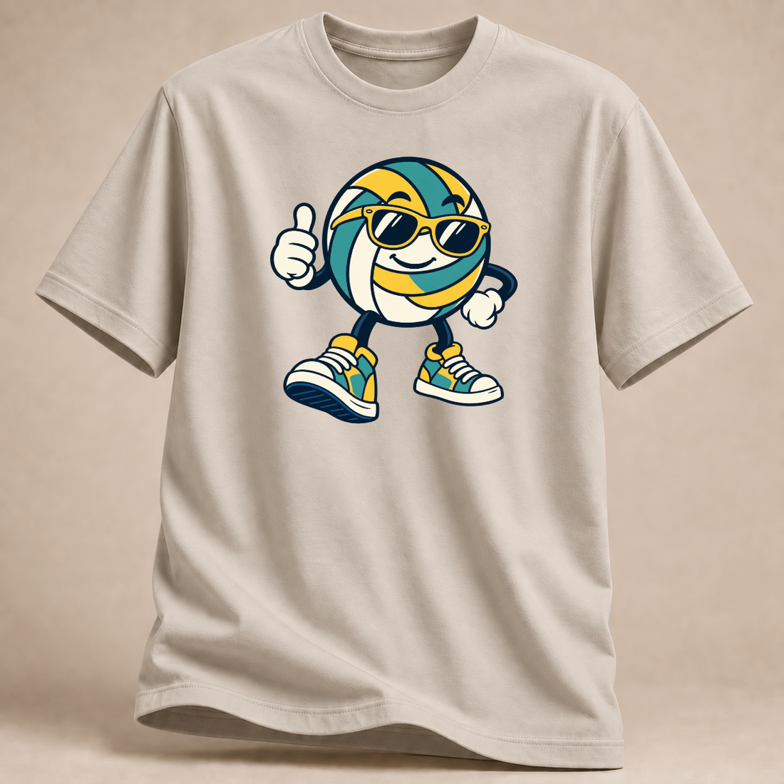 RÜCKRAUM – Coolball Volleyball T-Shirt – Sand