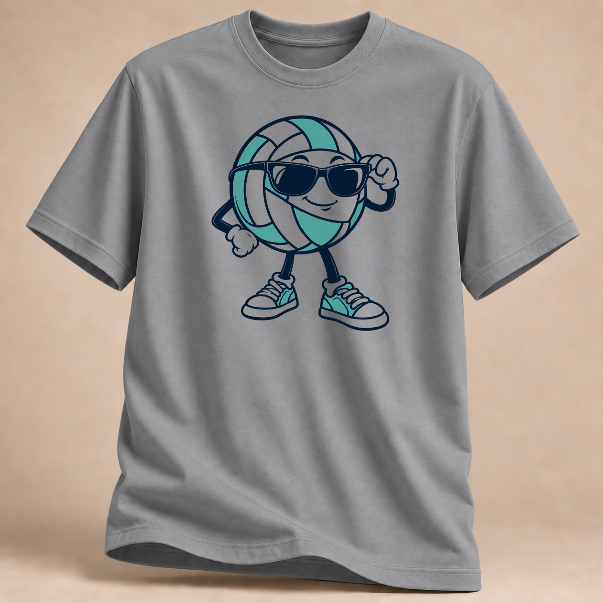 RÜCKRAUM – Sonnenbrillen Ball T-Shirt – Sportgrau