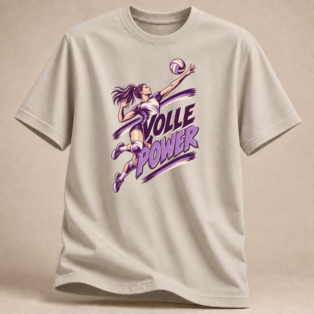 RÜCKRAUM – Volley Power T-Shirt – Sand