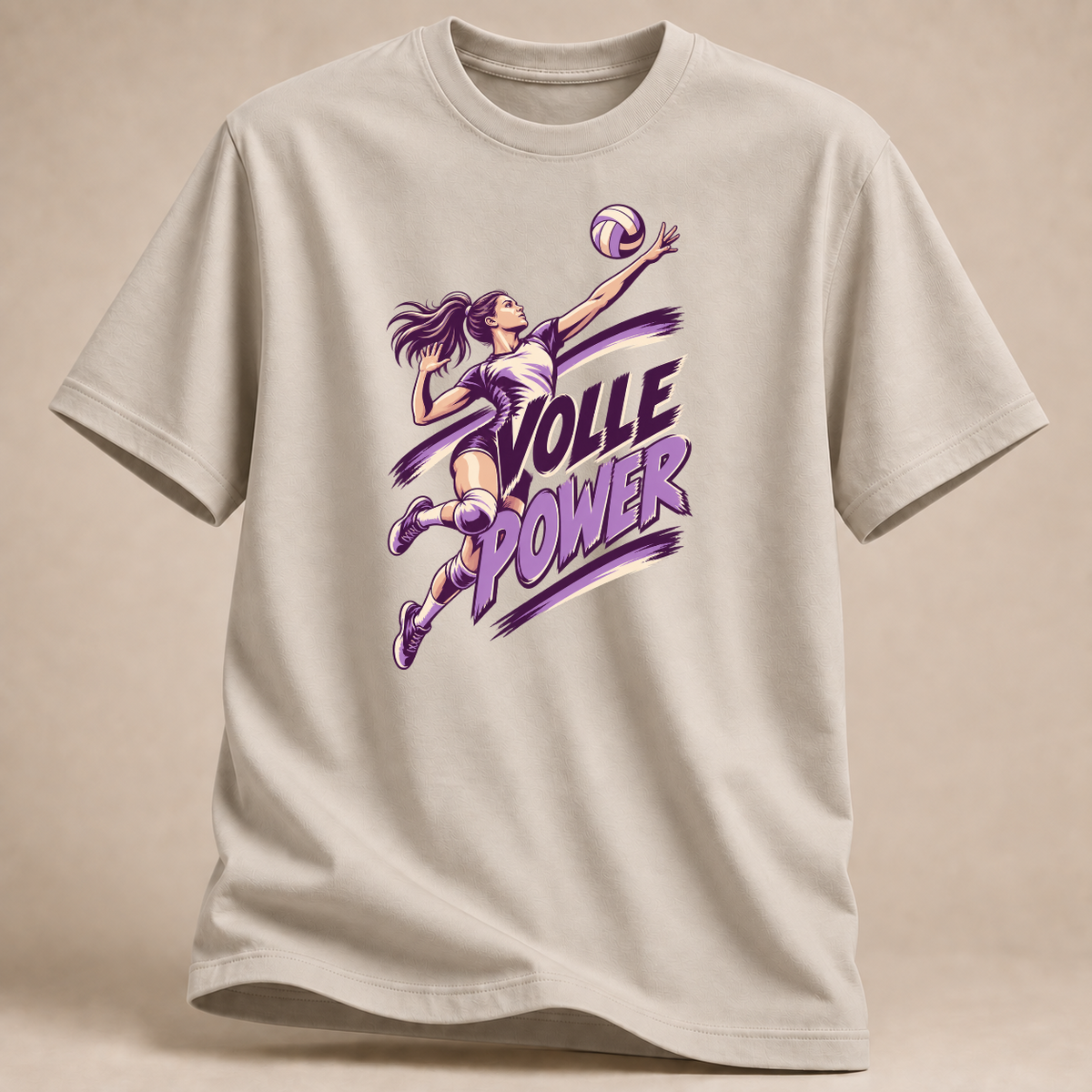 RÜCKRAUM – Volley Power T-Shirt – Sand