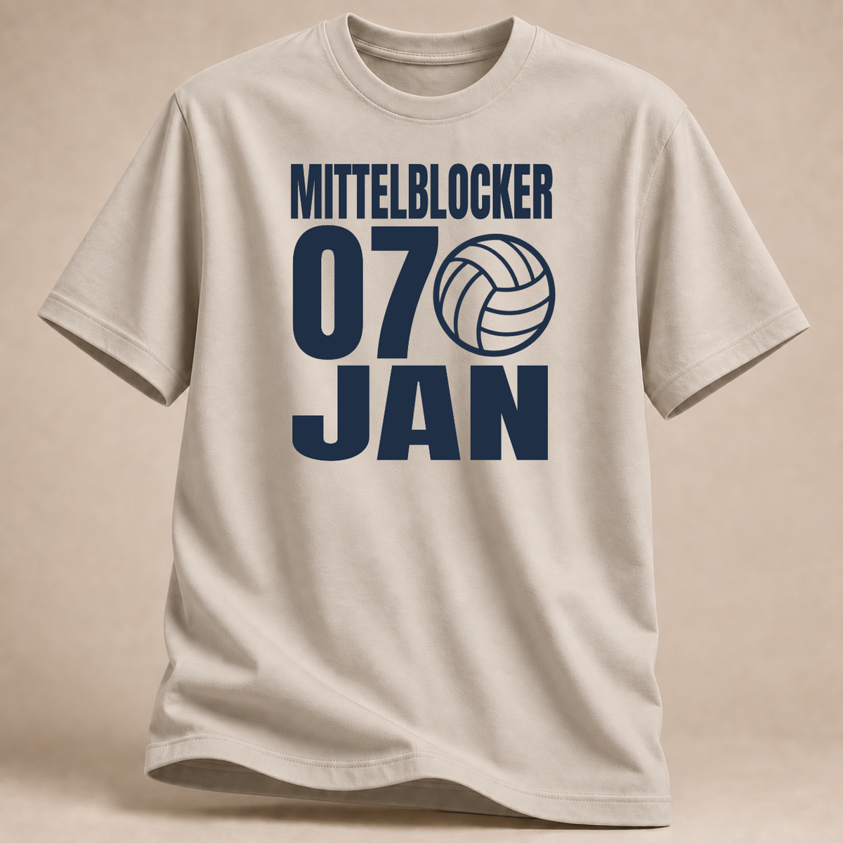 RÜCKRAUM – Mittelblocker Jan T-Shirt – Sand