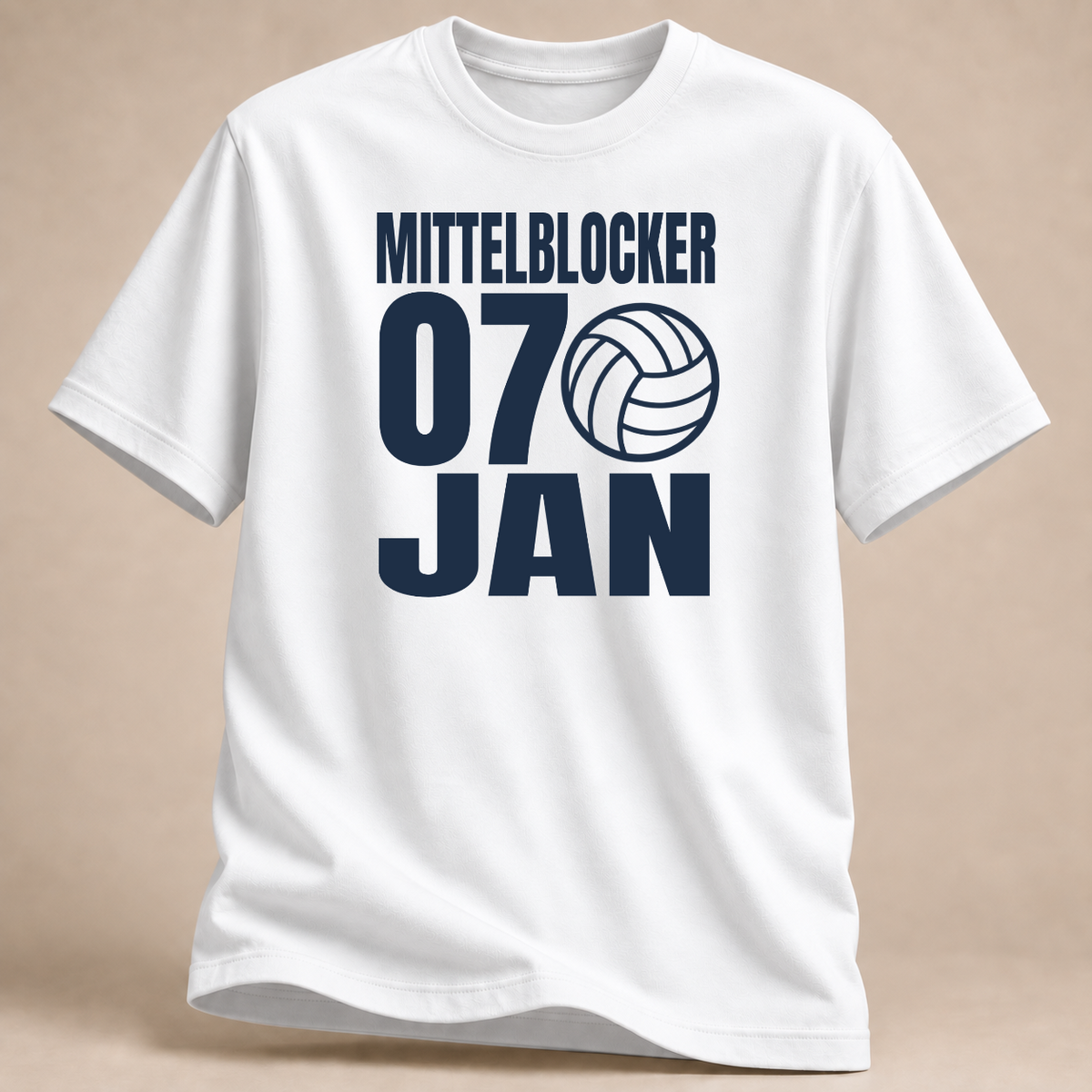 RÜCKRAUM – Mittelblocker Jan T-Shirt – Weiß