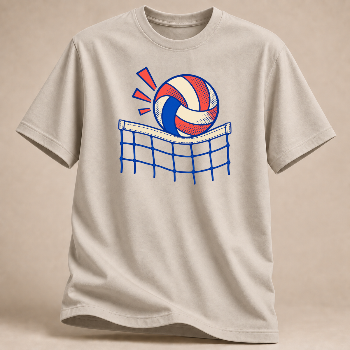 RÜCKRAUM – Netzroller Volleyball T-Shirt – Sand