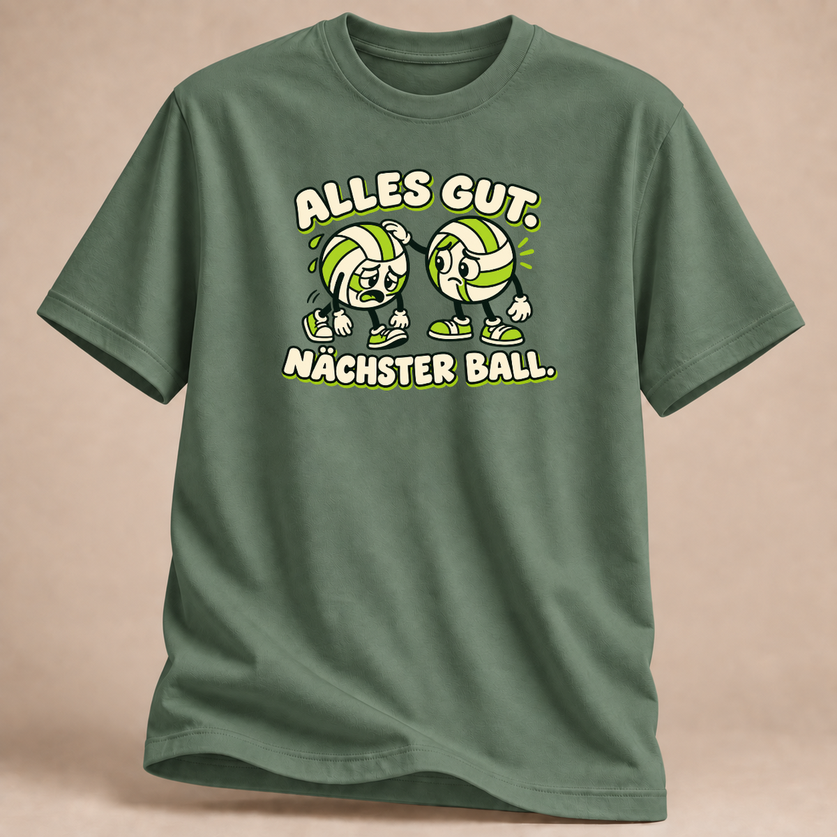 RÜCKRAUM – Nächster Ball T-Shirt – Militärgrün