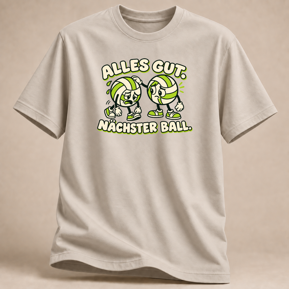 RÜCKRAUM – Nächster Ball T-Shirt – Sand