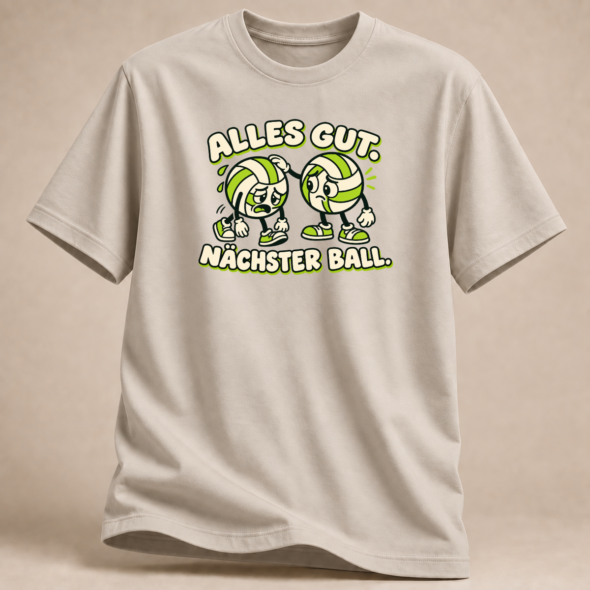 RÜCKRAUM – Nächster Ball T-Shirt – Sand