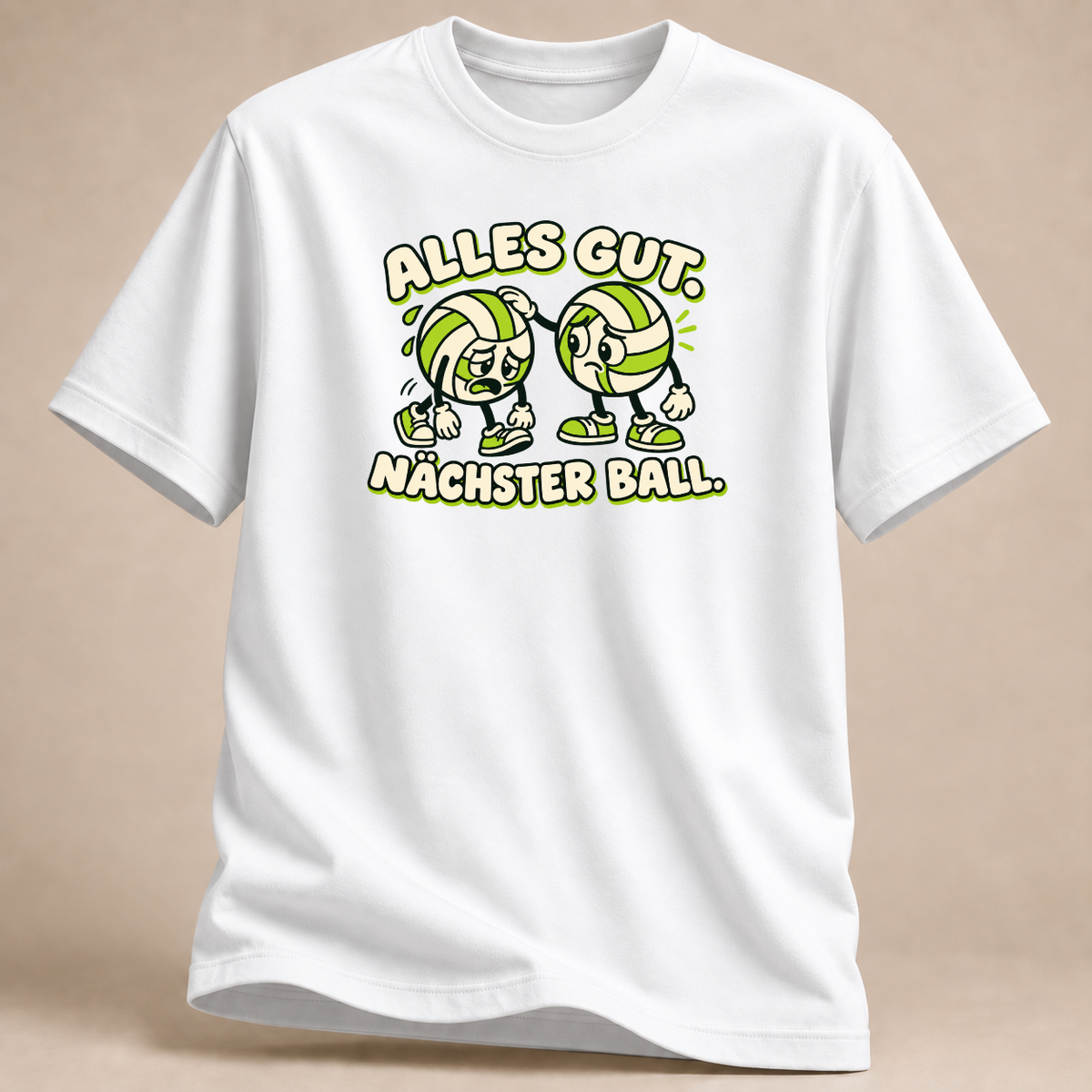 RÜCKRAUM – Nächster Ball T-Shirt – Weiß