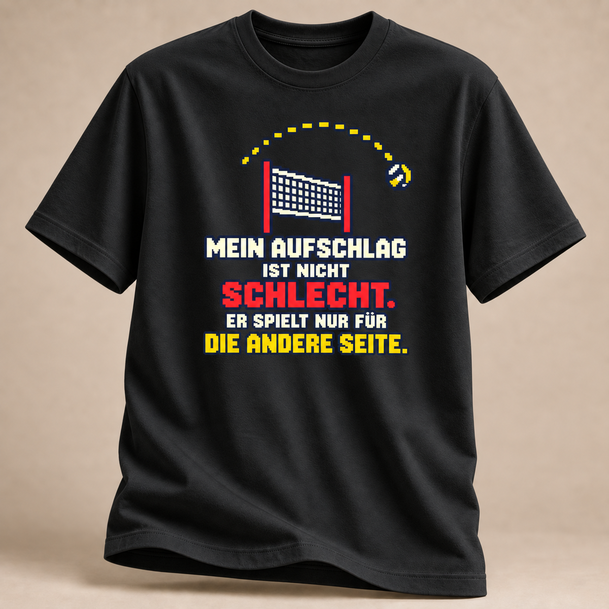 Aufschlag für die andere Seite T-Shirt