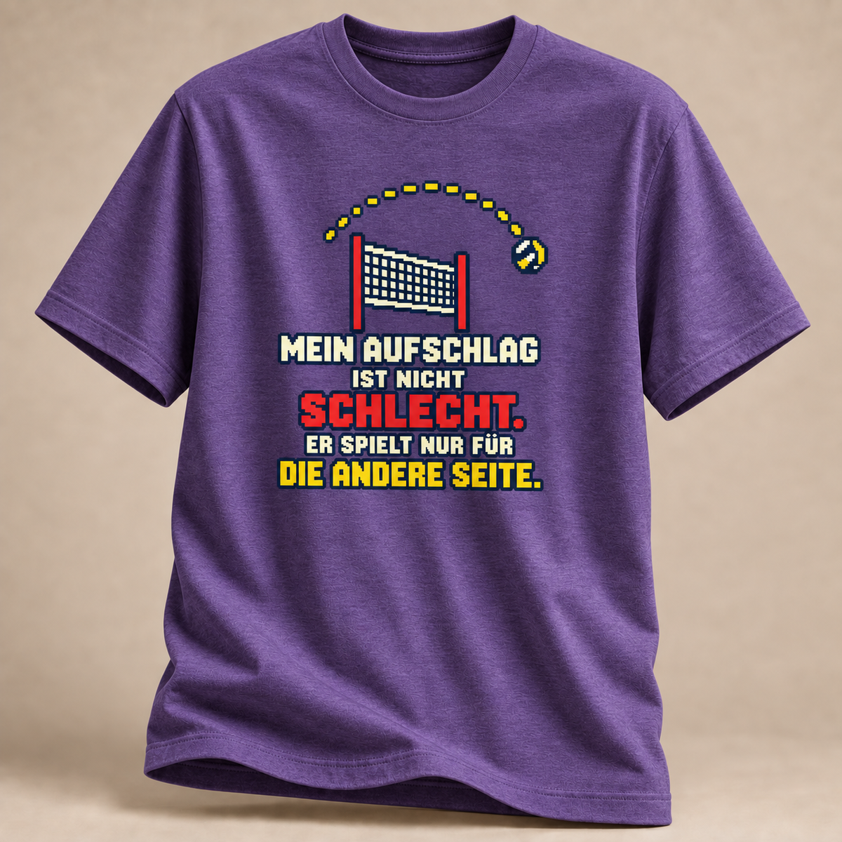 Aufschlag für die andere Seite T-Shirt