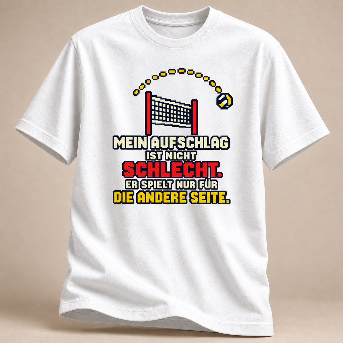 Aufschlag für die andere Seite T-Shirt