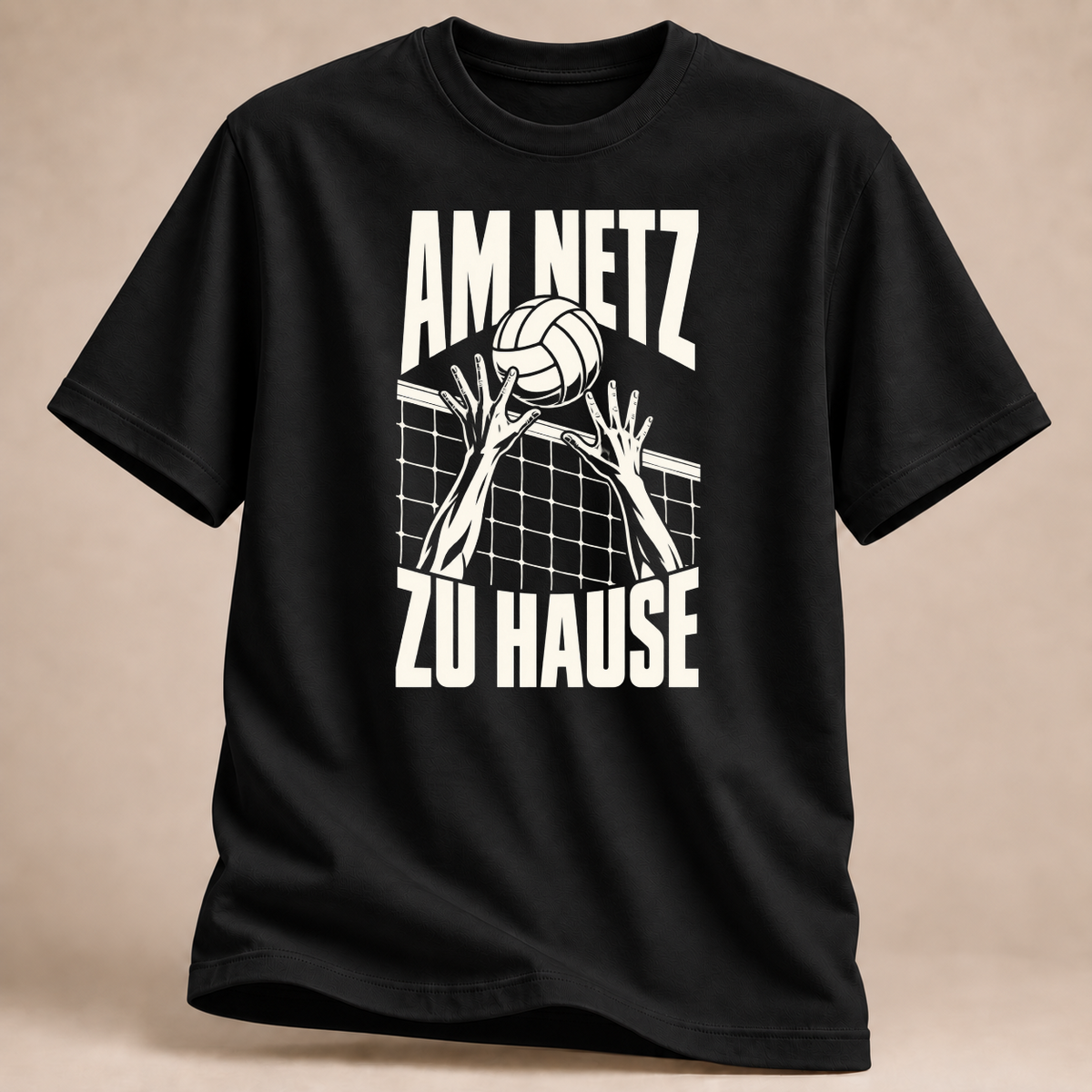 RÜCKRAUM – Zuhause am Netz T-Shirt – Schwarz