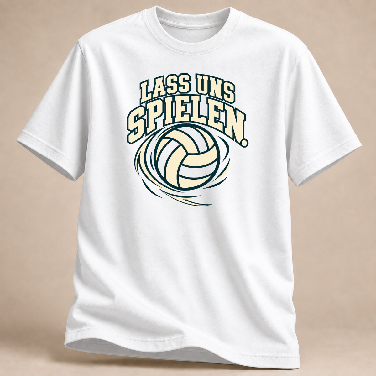 RÜCKRAUM – Lass uns spielen T-Shirt – Weiß