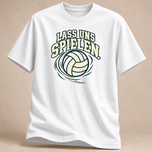 RÜCKRAUM – Lass uns spielen T-Shirt – Weiß