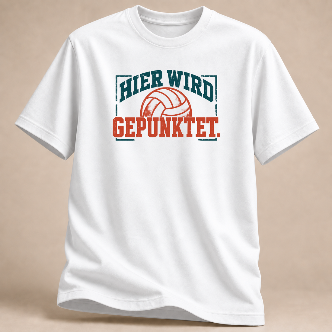 RÜCKRAUM – Hier wird gepunktet T-Shirt – Weiß
