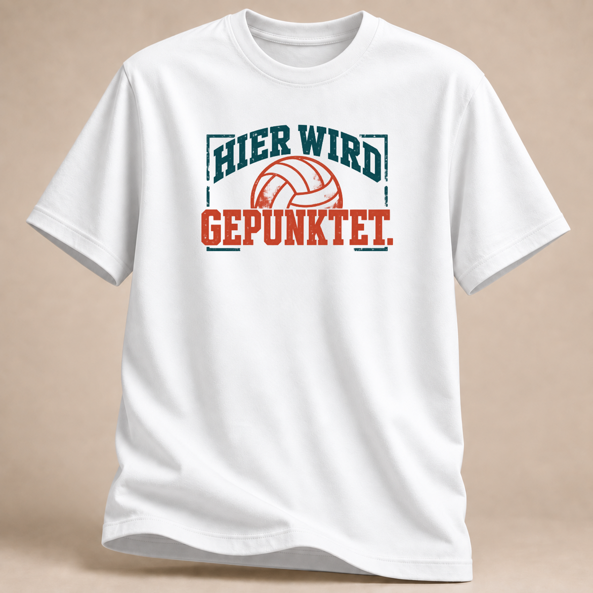 RÜCKRAUM – Hier wird gepunktet T-Shirt – Weiß