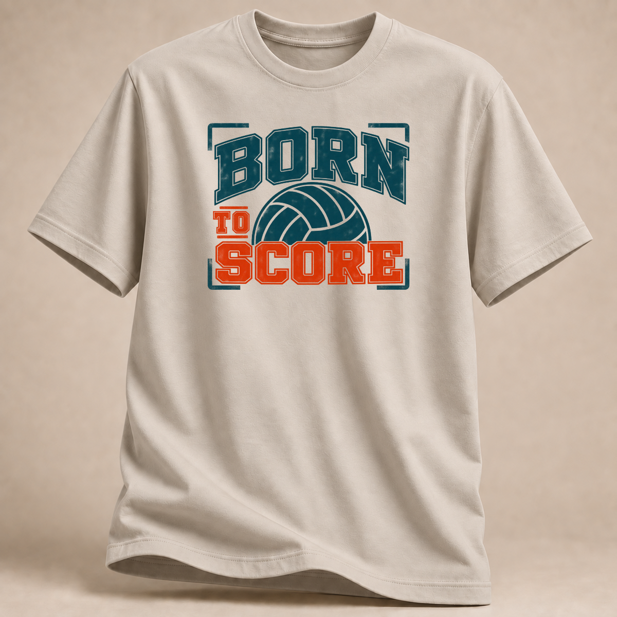 RÜCKRAUM – Born to Score T-Shirt – Sand