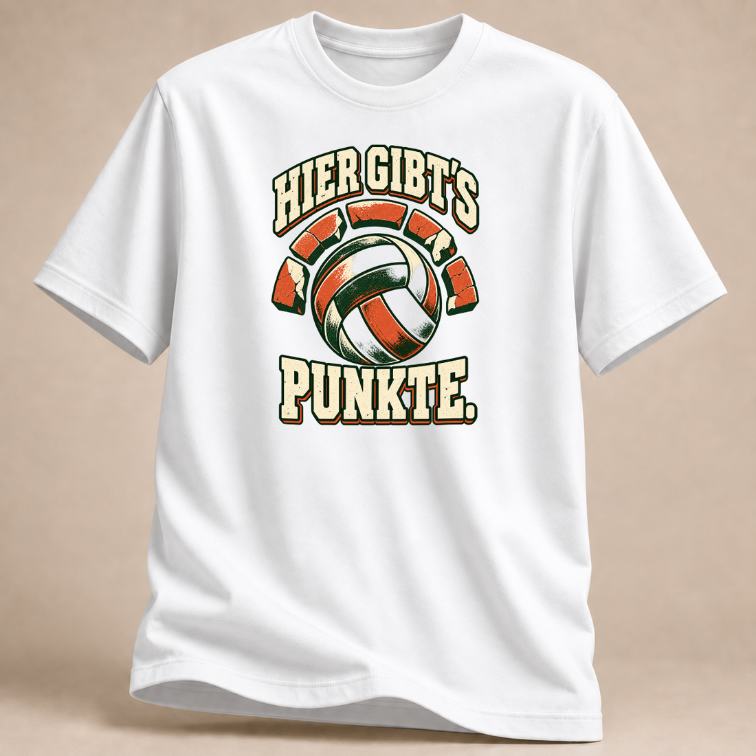 RÜCKRAUM – Hier gibt’s Punkte T-Shirt – Weiß