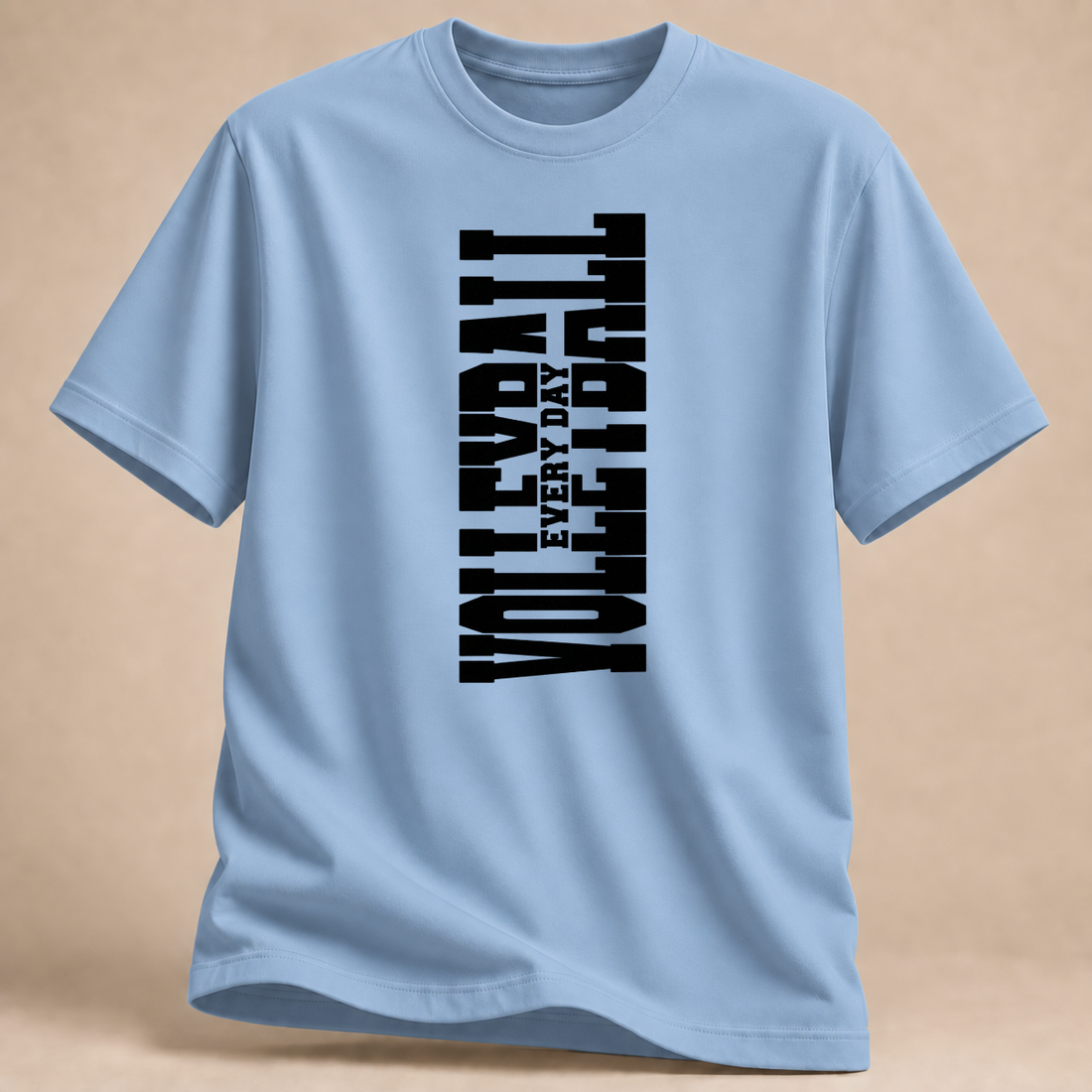 RÜCKRAUM – Volleyball Every Day T-Shirt – Hellblau