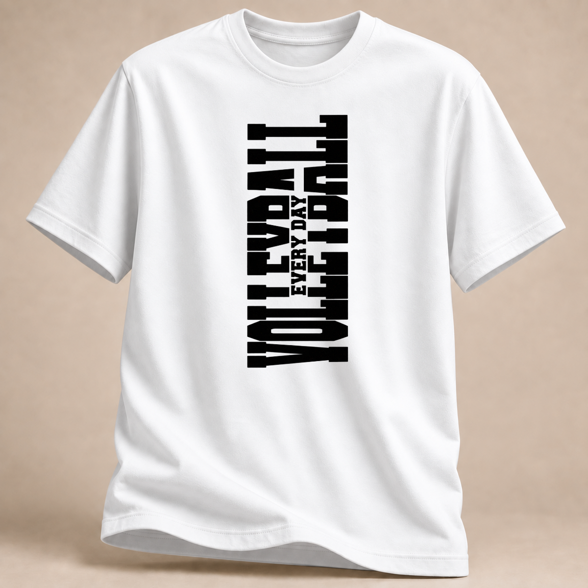 RÜCKRAUM – Volleyball Every Day T-Shirt – Weiß