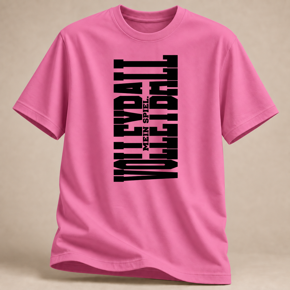 RÜCKRAUM – Volleyball Men’s Style T-Shirt – Rosa