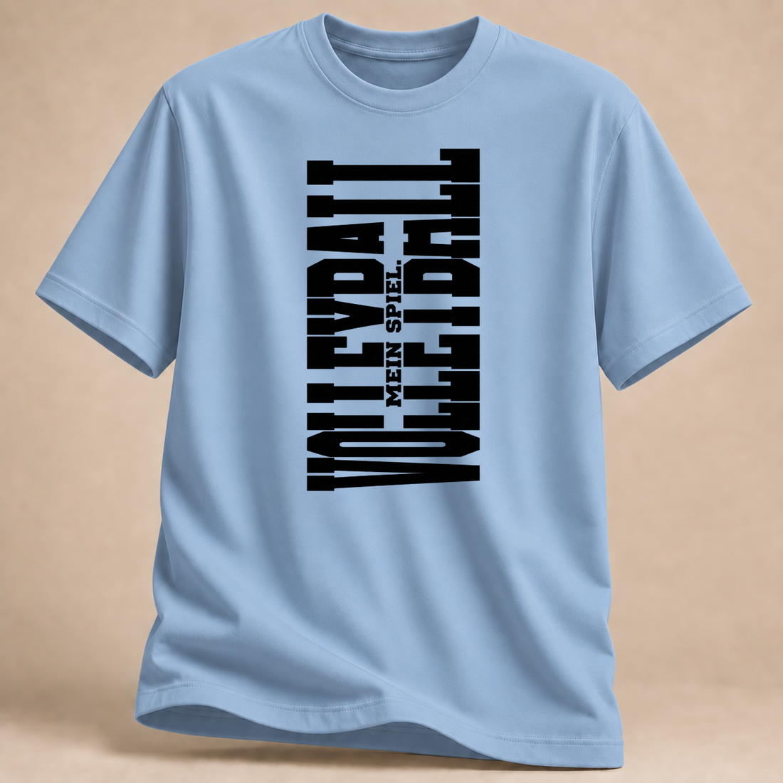 RÜCKRAUM – Volleyball Men’s Style T-Shirt – Hellblau