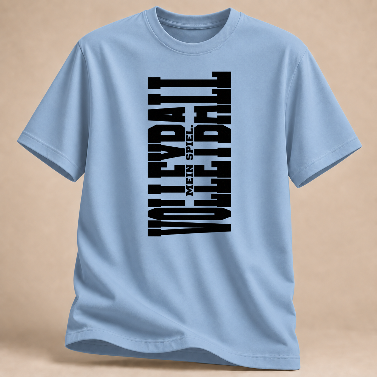 RÜCKRAUM – Volleyball Men’s Style T-Shirt – Hellblau