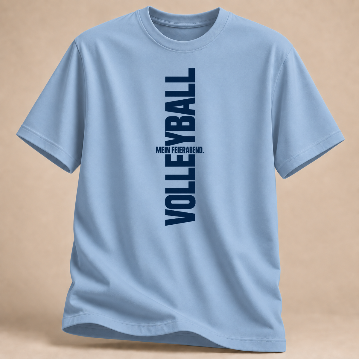 RÜCKRAUM – Feierabend Volleyball T-Shirt – Hellblau