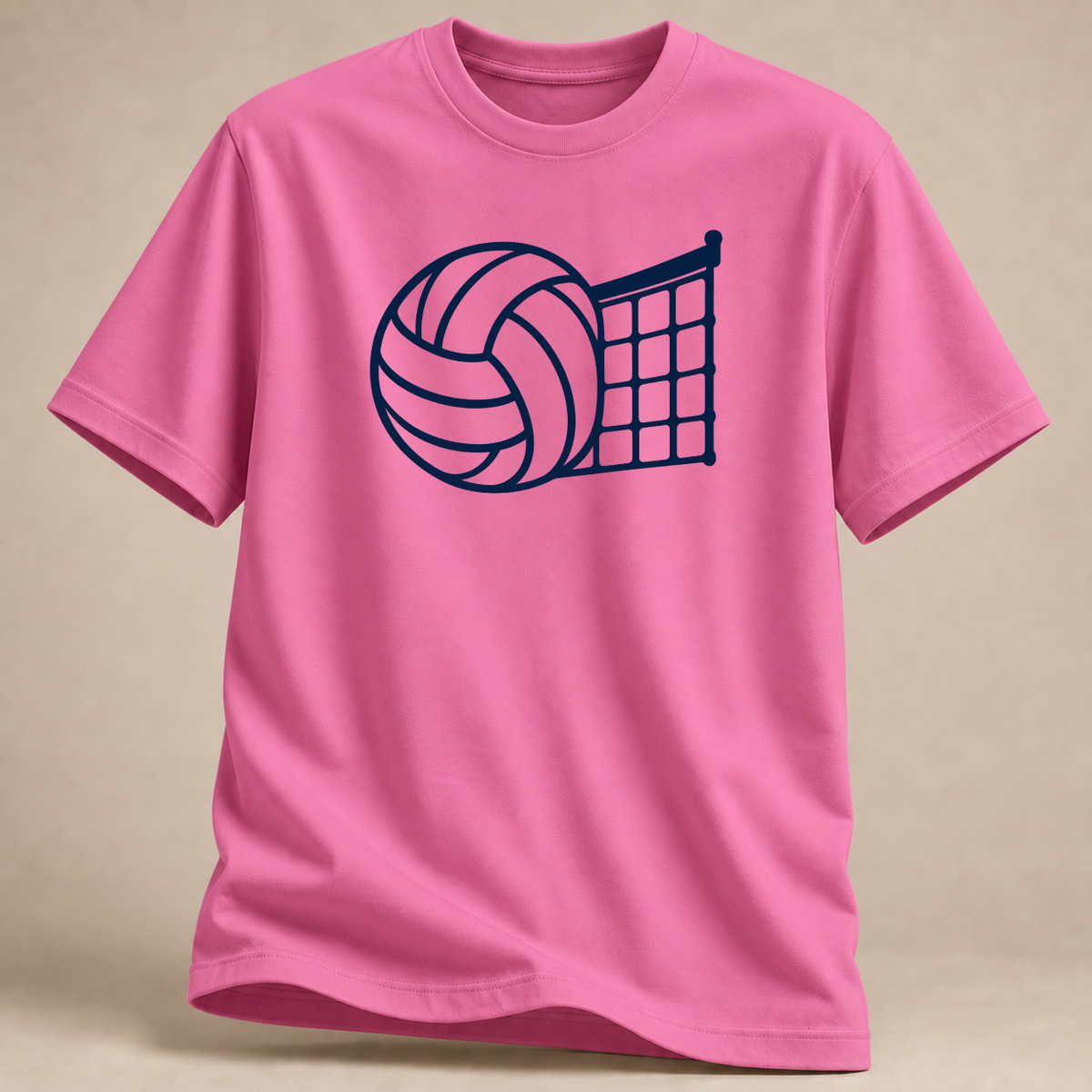 RÜCKRAUM – Volleyball am Netz T-Shirt – Azalee