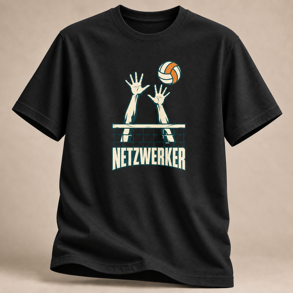 Netzwerker Block Volleyball T-Shirt