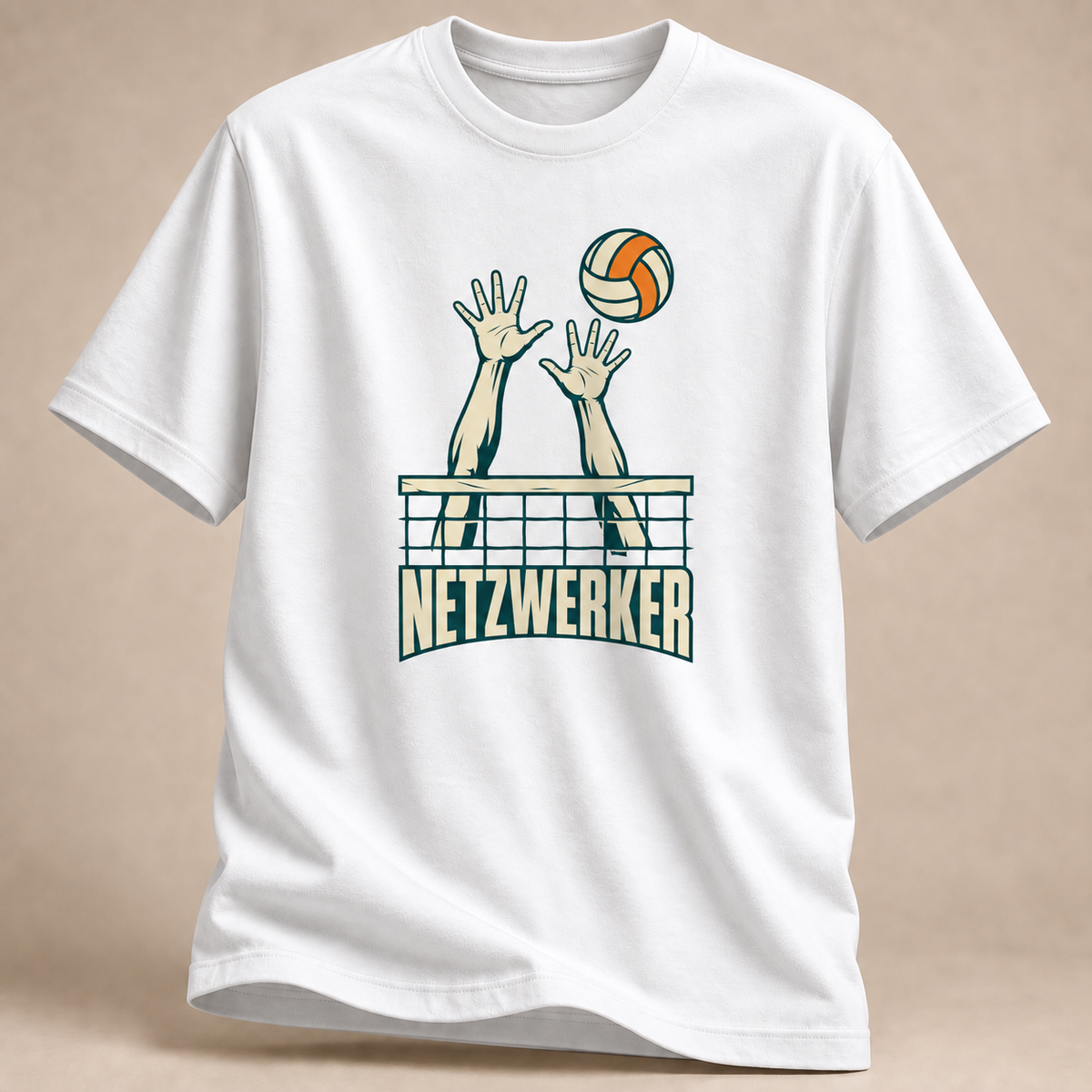 Netzwerker Block Volleyball T-Shirt